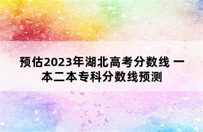 预估2023年湖北高考分数线 一本二本专科分数线预测